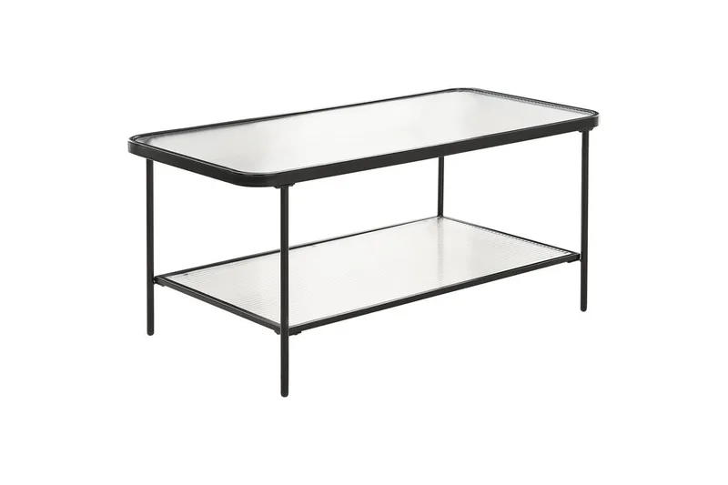 Soffbord Beliani Blair Transparent||Black