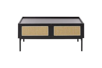 Soffbord Beliani Cullen Black||Light wood - Møbler - Bord - Sofabord & salongbord