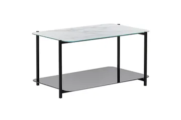 Soffbord Beliani Gloster Black||White - Møbler - Bord - Sofabord & salongbord