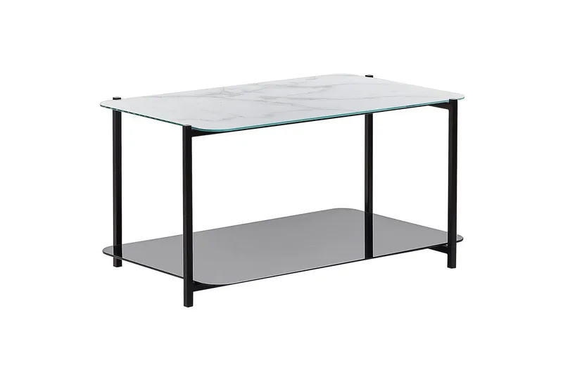 Soffbord Beliani Gloster Black||White