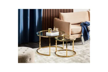 Soffbord Beliani Grange GOLD - Møbler - Bord - Sofabord & salongbord