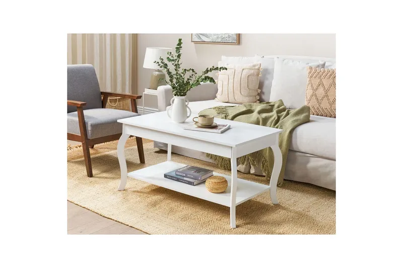 Soffbord Beliani Hartford NO_BRAND White - Møbler - Bord - Sofabord & salongbord