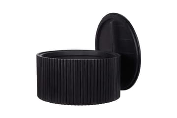 Soffbord Beliani Kirkwood Ljus trä Black - Møbler - Bord - Sofabord & salongbord