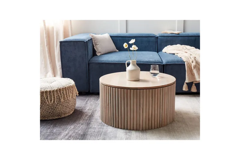 Soffbord Beliani Kirkwood Ljus trä Light wood - Møbler - Bord - Sofabord & salongbord