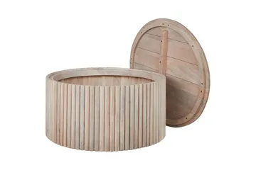 Soffbord Beliani Kirkwood Ljus trä Light wood - Møbler - Bord - Sofabord & salongbord