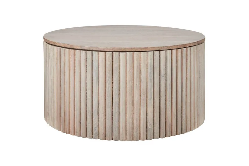 Soffbord Beliani Kirkwood Ljus trä Light wood