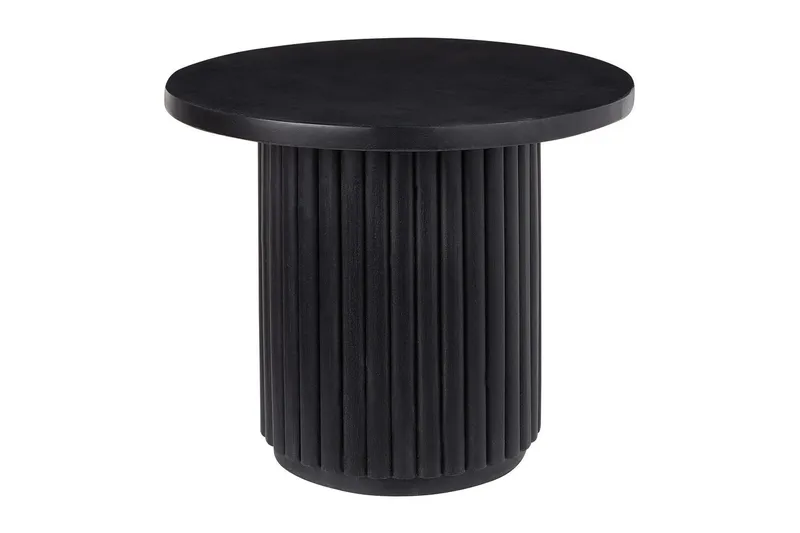 Soffbord Beliani Lemont Ljus trä Black