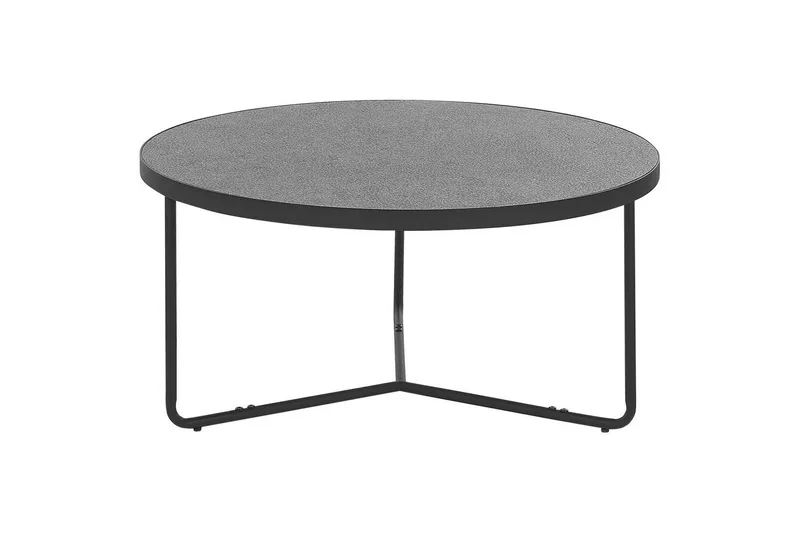 Soffbord Beliani Melody 80x80x40 cm Grey||Black