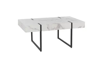 Soffbord Beliani Merced White||Black - Møbler - Bord - Sofabord & salongbord