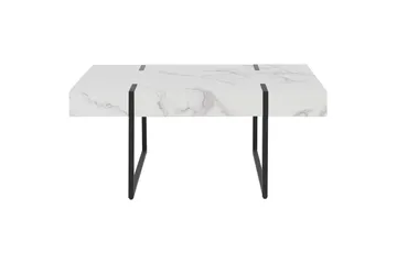 Soffbord Beliani Merced White||Black - Møbler - Bord - Sofabord & salongbord