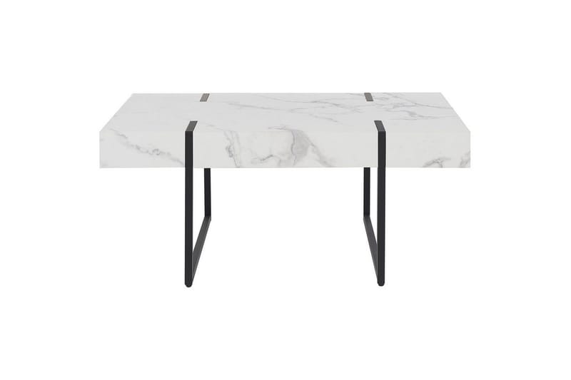 Soffbord Beliani Merced White||Black - Møbler - Bord - Sofabord & salongbord