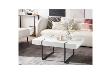 Soffbord Beliani Merced White||Black - Møbler - Bord - Sofabord & salongbord