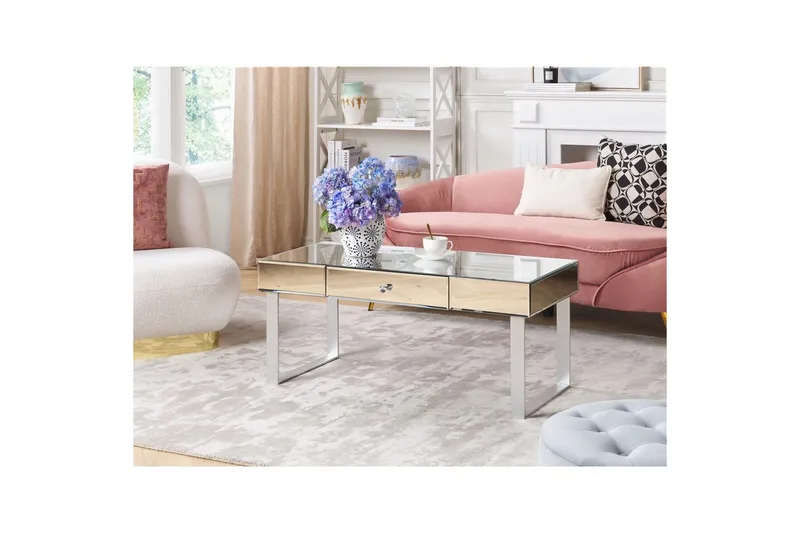 Soffbord Beliani Nesle Silver - Møbler - Bord - Sofabord & salongbord