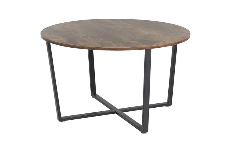 Soffbord Beliani Orick Dark wood||Black