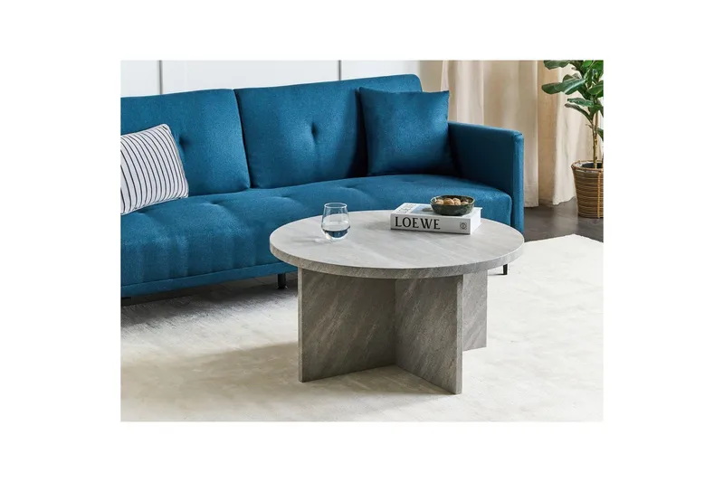 Soffbord Beliani Stanton Grå Grey - Møbler - Bord - Sofabord & salongbord