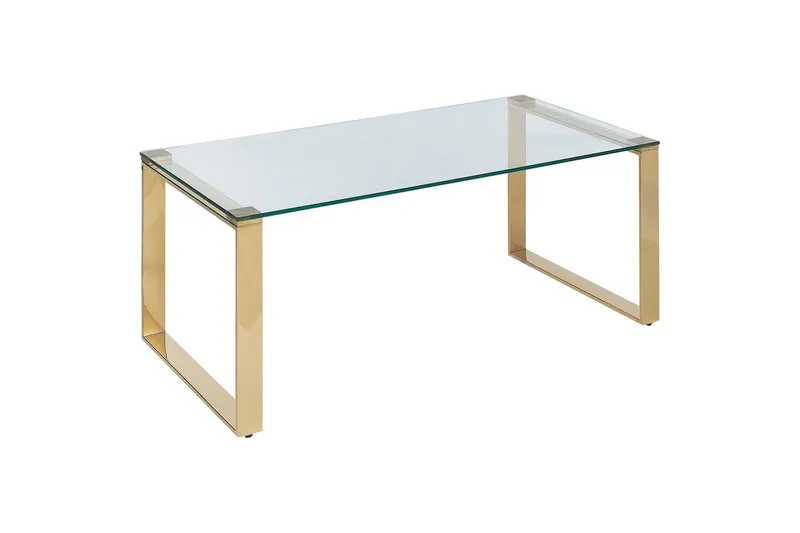 Soffbord Beliani Tilon Guld/transparent GOLD||Transparent