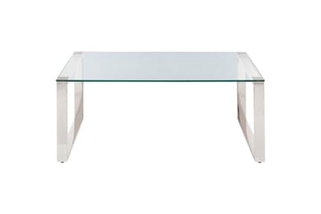 Soffbord Beliani Tilon Guld/transparent Silver||Transparent - Møbler - Bord - Sofabord & salongbord