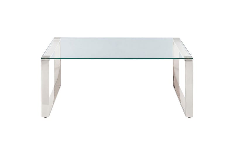 Soffbord Beliani Tilon Guld/transparent Silver||Transparent - Møbler - Bord - Sofabord & salongbord