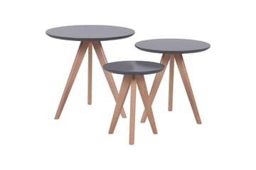 Soffbord Beliani Vegas Grey||Light wood - Møbler - Bord - Sofabord & salongbord