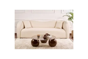 Soffbord Nordure Sibas Soffbord 85 cm Brun - Møbler - Bord - Sofabord & salongbord