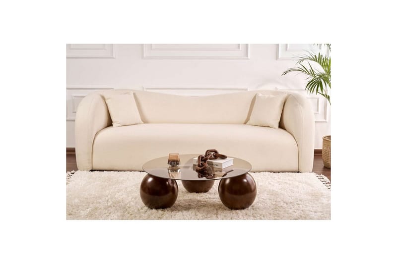 Soffbord Nordure Sibas Soffbord 85 cm Brun - Møbler - Bord - Sofabord & salongbord