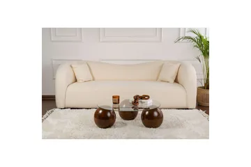Soffbord Nordure Sibas Soffbord 85 cm Brun - Møbler - Bord - Sofabord & salongbord