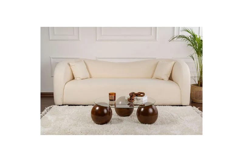 Soffbord Nordure Sibas Soffbord 85 cm Brun - Møbler - Bord - Sofabord & salongbord