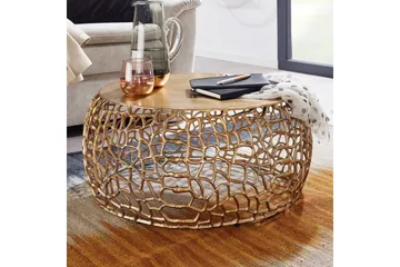 Soffbord Wohnling Guld - Møbler - Bord - Sofabord & salongbord