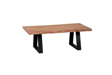 Soffbord Wohnling Mellanfärgat Trä, Svart - Møbler - Bord - Sofabord & salongbord