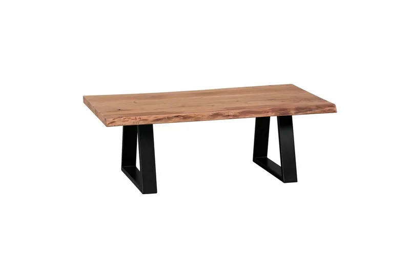 Soffbord Wohnling Mellanfärgat Trä, Svart