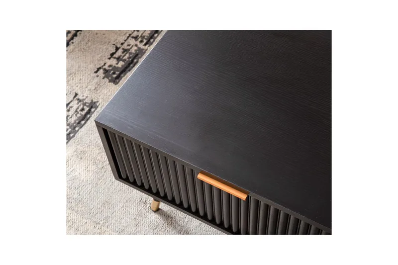 Soffbord Wohnling Svart, Guld - Møbler - Bord - Sofabord & salongbord