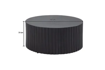 Soffbord Wohnling Svart - Møbler - Bord - Sofabord & salongbord