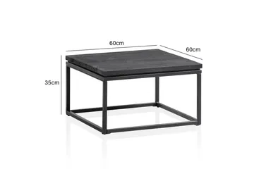 Soffbord Wohnling Svart - Møbler - Bord - Sofabord & salongbord