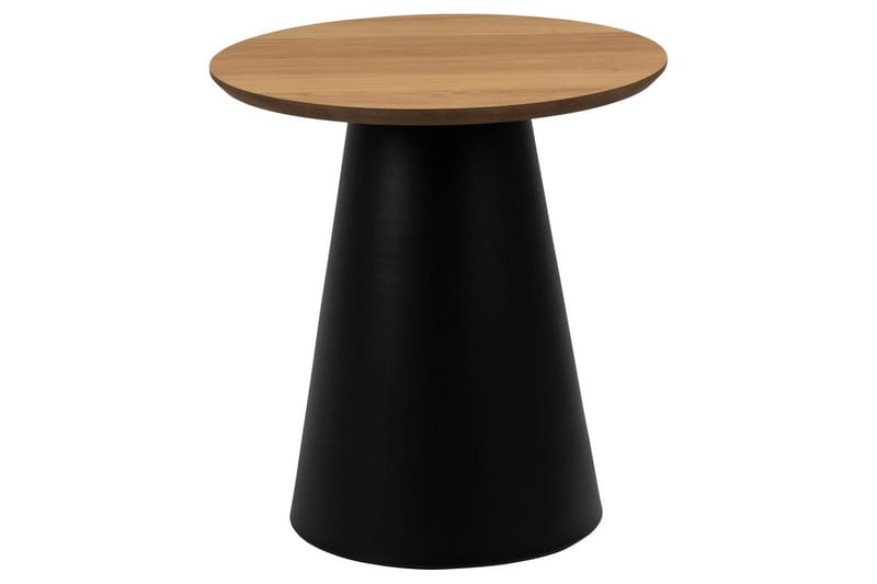 Soli Ø45 cm Rundt Sofabord i Lyst Tre - Brun - Møbler - Bord - Sofabord & salongbord