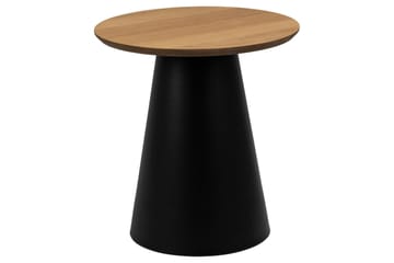 Soli Ø45 cm Rundt Sofabord i Lyst Tre - Brun - Møbler - Bord - Sofabord & salongbord