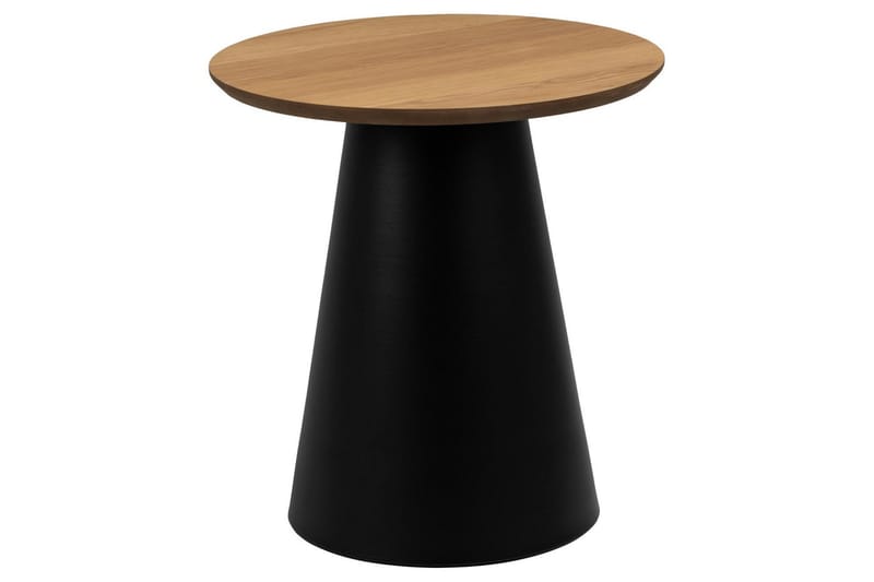 Soli Ø45 cm Rundt Sofabord i Lyst Tre, Brun