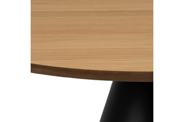 Soli Ø65 cm Rundt Sofabord i Tre med Konformet Fot - Beige - Møbler - Bord - Sofabord & salongbord