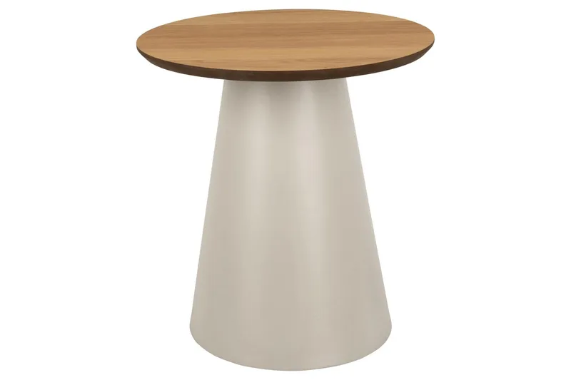 Soli 45 cm Rundt Sofabord i Lyst Tre - Brun - Møbler - Bord - Sofabord & salongbord