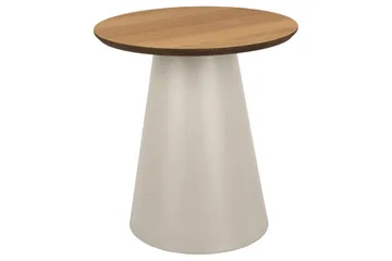 Soli 45 cm Rundt Sofabord i Lyst Tre - Brun - Møbler - Bord - Sofabord & salongbord