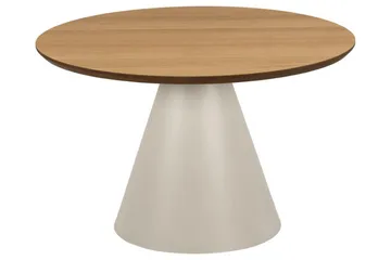 Soli 65 cm Rundt Sofabord i Lyst Tre - Brun - Møbler - Bord - Sofabord & salongbord
