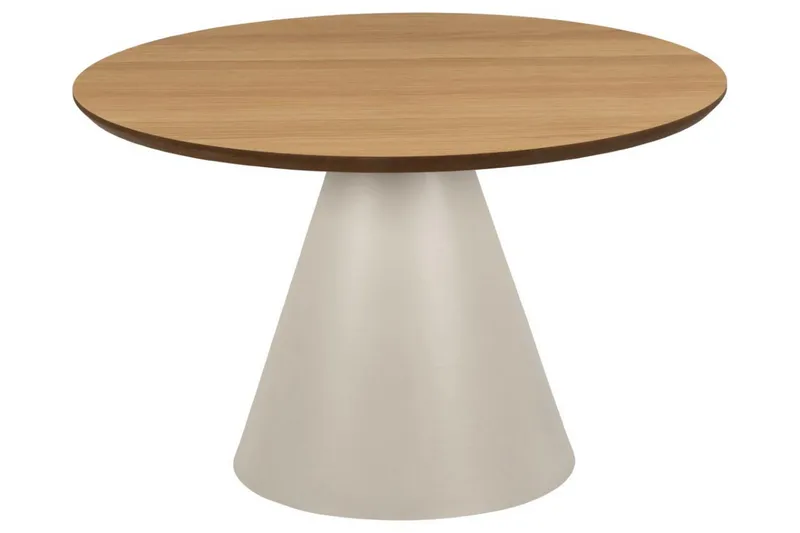Soli 65 cm Rundt Sofabord i Lyst Tre - Brun - Møbler - Bord - Sofabord & salongbord