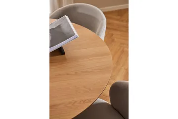 Soli Spisebord 120x120 cm Rundt - Natur - Møbler - Bord - Spisebord & kjøkkenbord