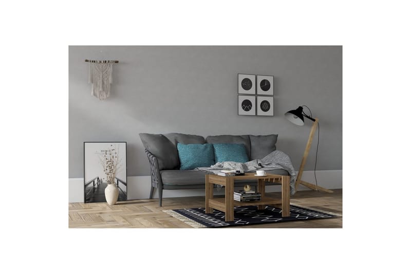 Sorin Stuebord 69,8 cm - Valnøtt - Møbler - Bord - Sofabord & salongbord