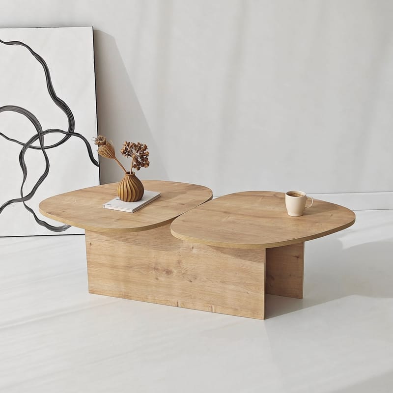 Sovranor sofabord 125 cm - Safir Eik - Møbler - Bord - Sofabord & salongbord
