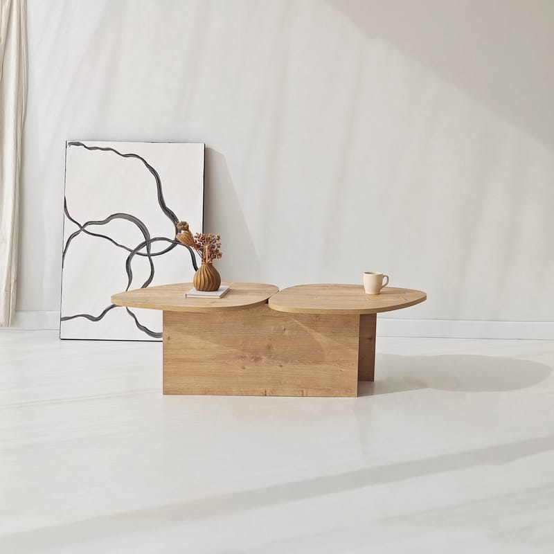 Sovranor sofabord 125 cm - Safir Eik - Møbler - Bord - Sofabord & salongbord