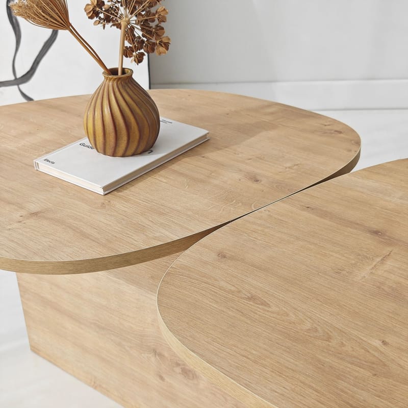 Sovranor sofabord 125 cm - Safir Eik - Møbler - Bord - Sofabord & salongbord