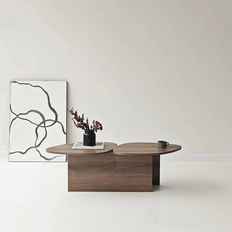 Sovranor sofabord 125 cm - Valnøtt - Møbler - Bord - Sofabord & salongbord