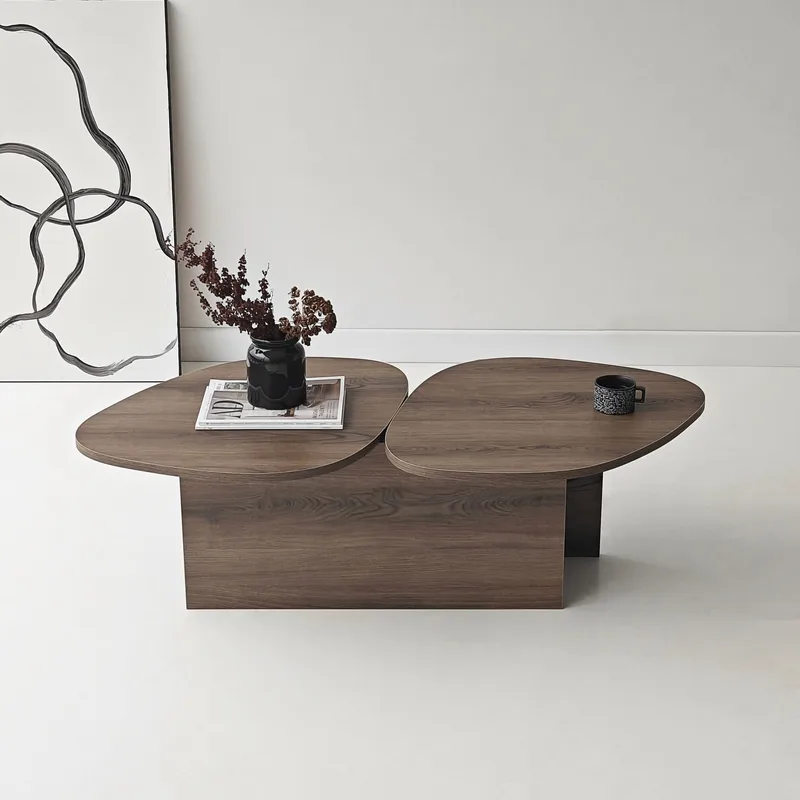 Sovranor sofabord 125 cm - Valnøtt - Møbler - Bord - Sofabord & salongbord