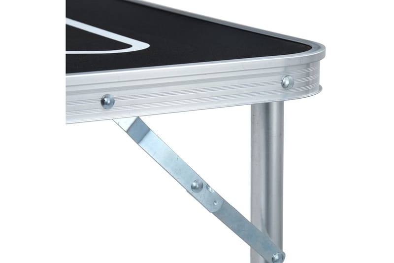 Foldbart ølpongbord 240 cm svart - Spillebord - Beer pong bord