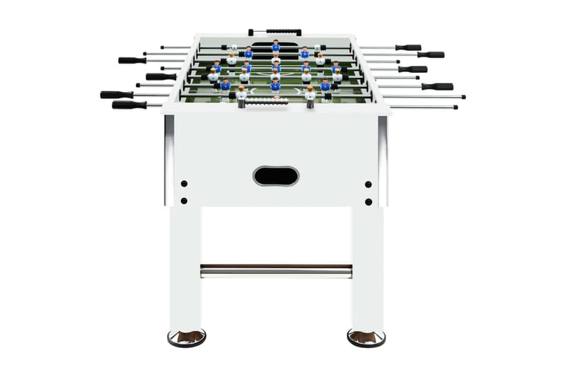 Fotballbord stål 60 kg 140x74,5x87,5 cm hvit - Fotballbord - Spillebord